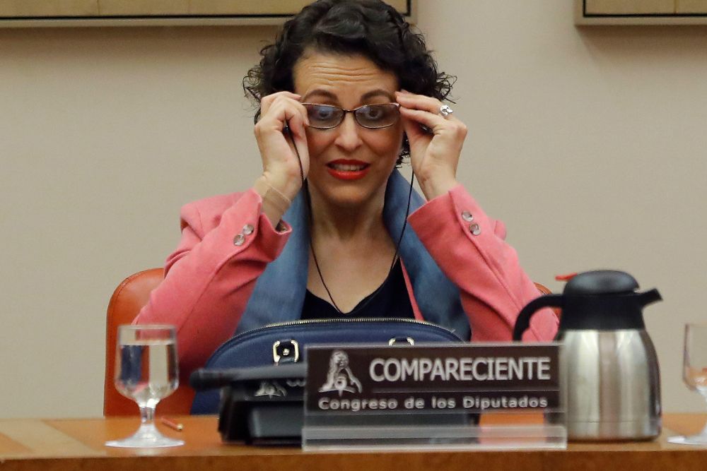 La ministra de Trabajo, Migraciones y Seguridad Social, Magdalena Valerio.