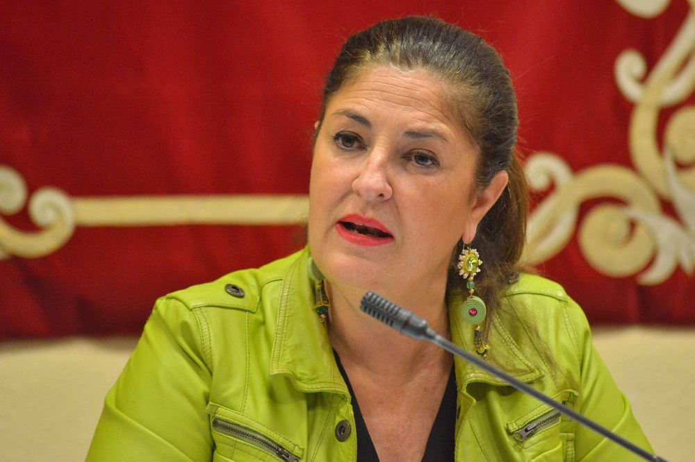 Belén Allende, presidenta del Cabildo insular.