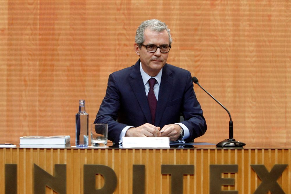 En la empresa Inditex está previsto que se realicen hoy concentraciones. En la imagen, su presidente ejecutivo, Pablo Isla.