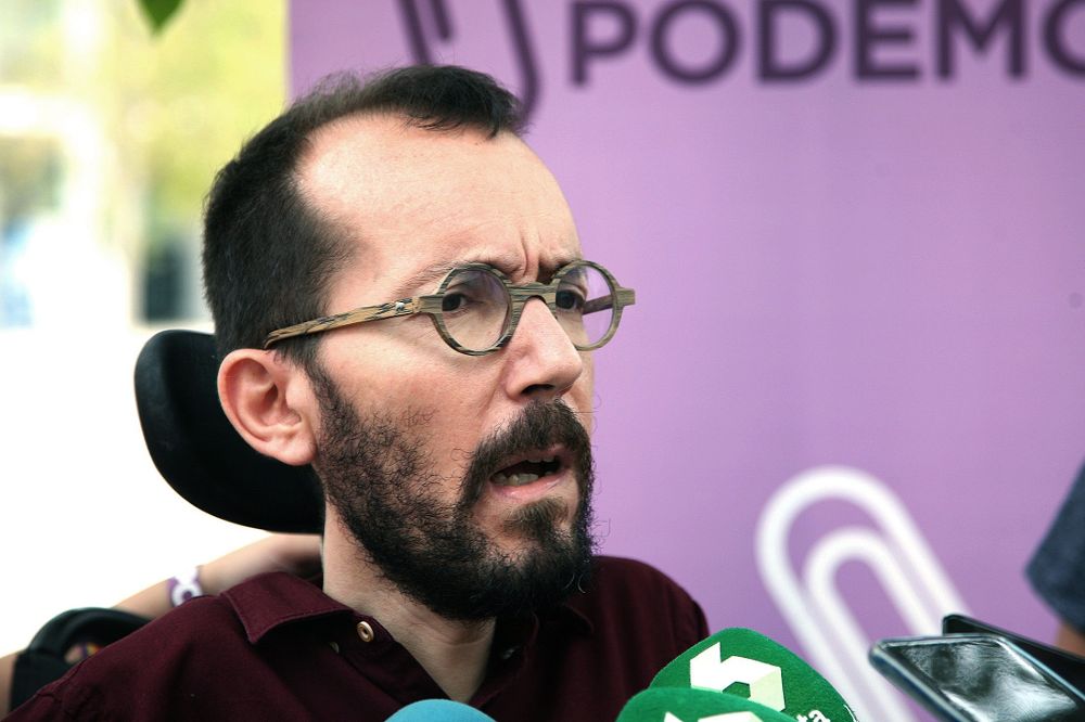El secretario de Organización y Programa de Podemos, Pablo Echenique.