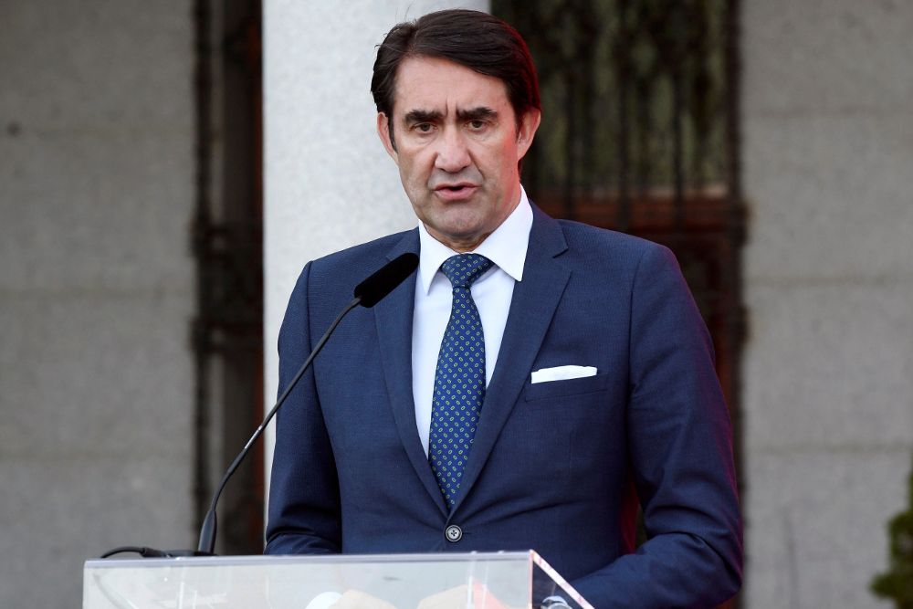 El consejero de Fomento y Medio Ambiente de la Junta de Castilla y León, Juan Carlos Suárez-Quiñones.