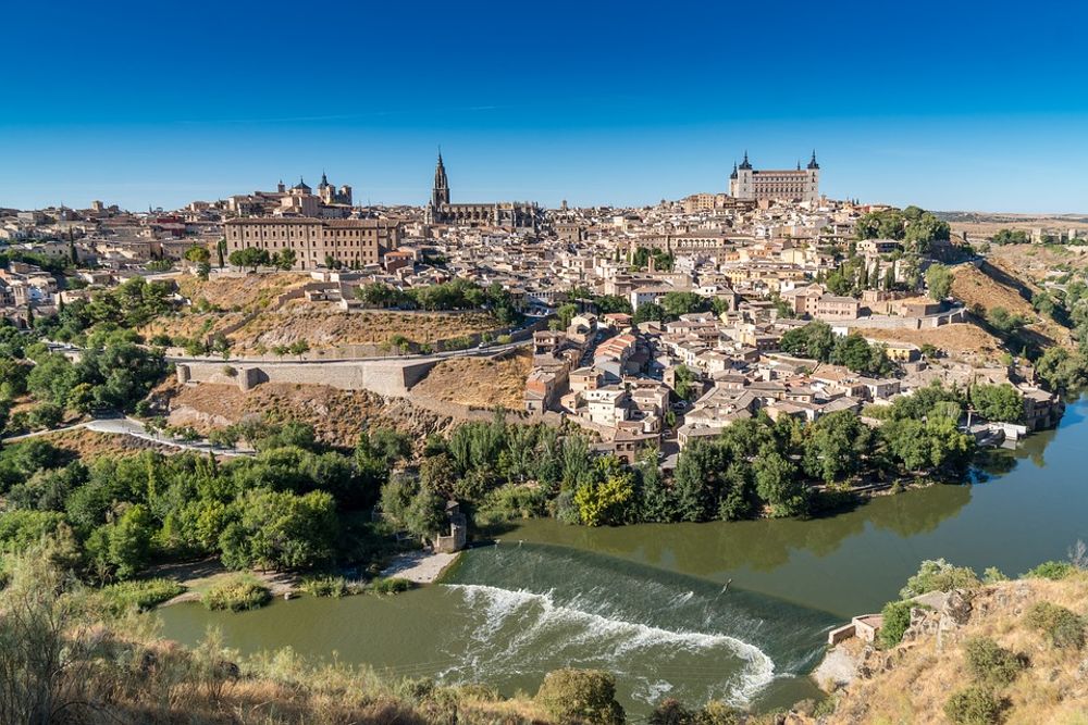 Vista de Toledo capital.