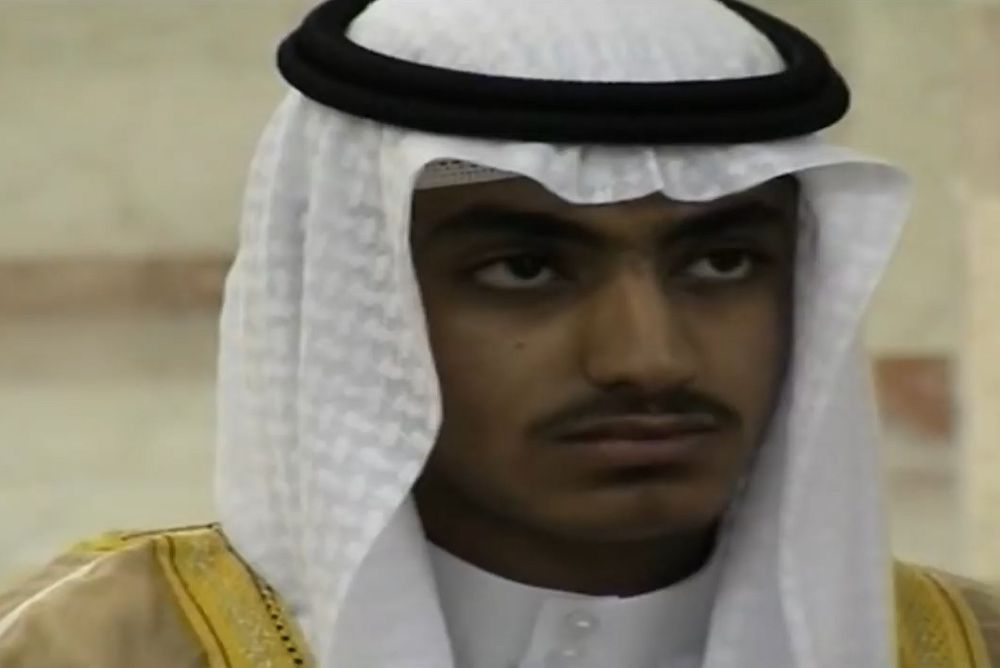 Hamza bin Laden en una imagen de un vídeo captado por la CIA.