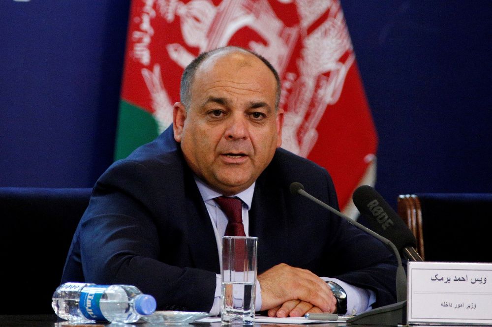 El ministro de Interior afgano, Wais Ahmad Barmak.