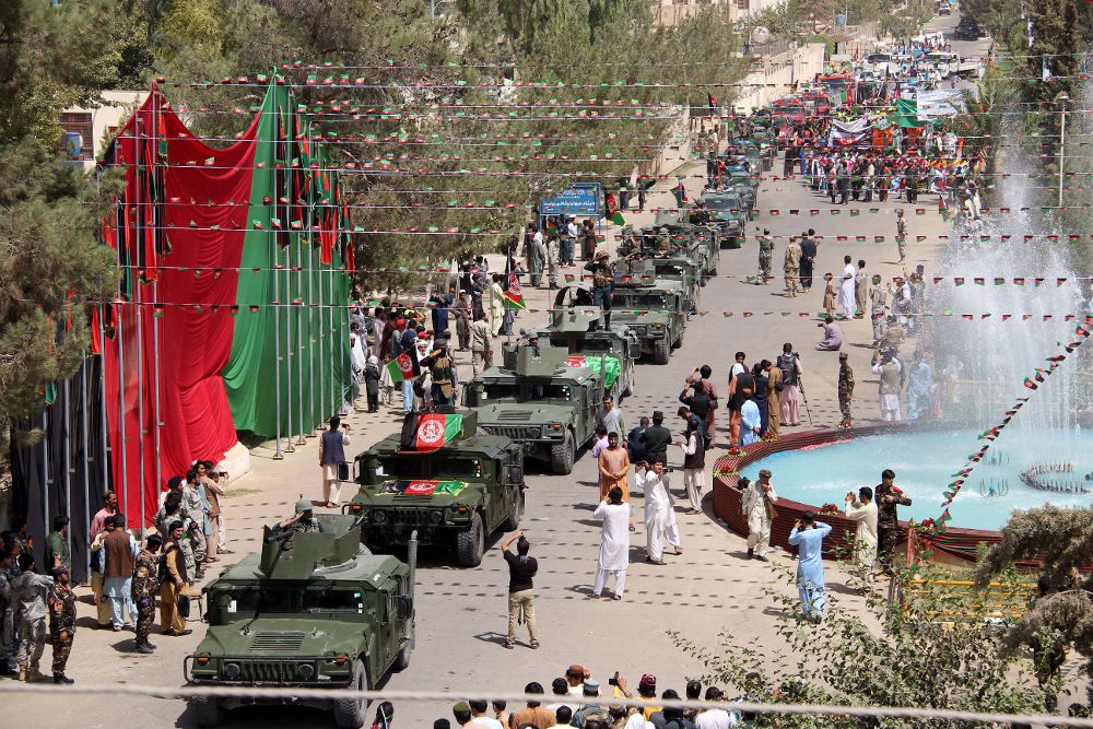 Fuerzas de seguridad afganas.