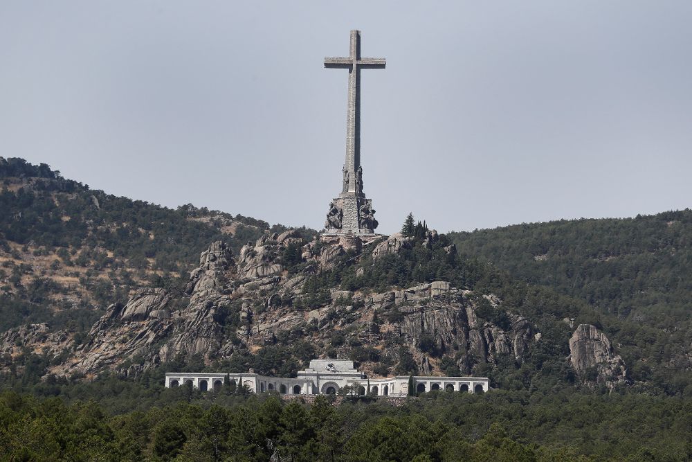 Vista general del monumento del Valle de los Caídos. 
