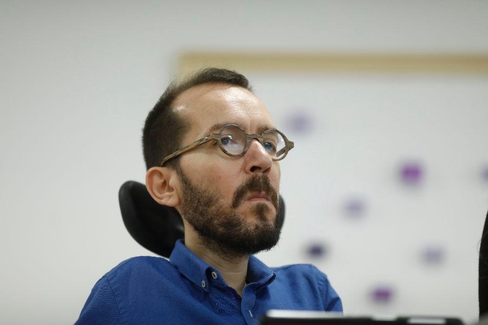El portavoz de Podemos, Pablo Echenique.