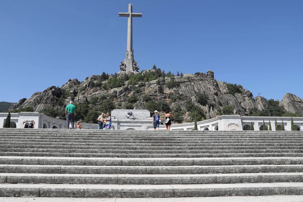 Vista general del monumento del Valle de los Caídos. 