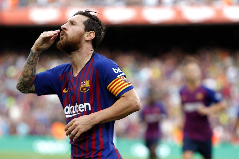 El delantero argentino del FC Barcelona, Lionel Messi.
