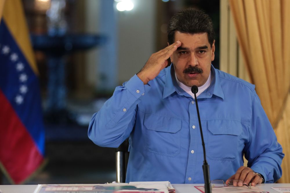 Fotografía cedida por prensa de Miraflores del presidente venezolano, Nicolás Maduro.