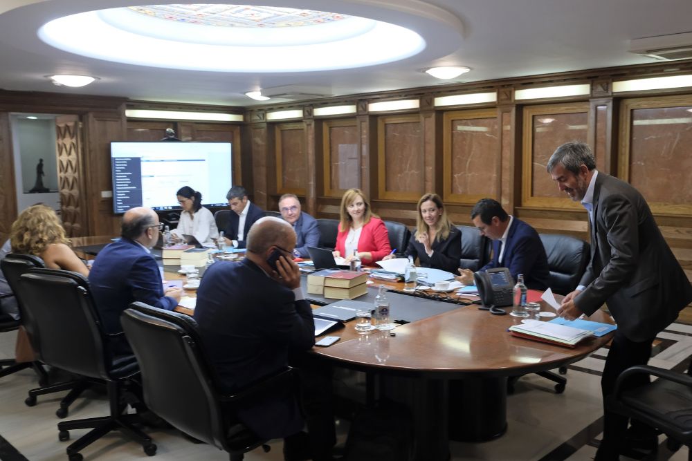 Consejo de Gobierno celebrado hoy en Gran Canaria.