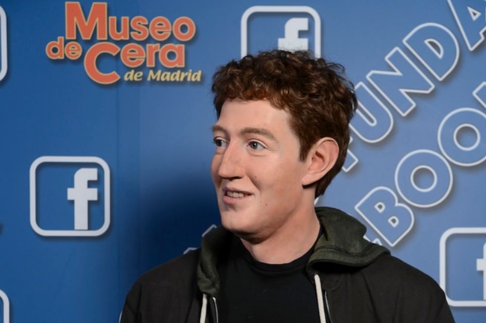 Figura de Mark Zuckerberg, fundador de Facebook, en el Museo de Cera.