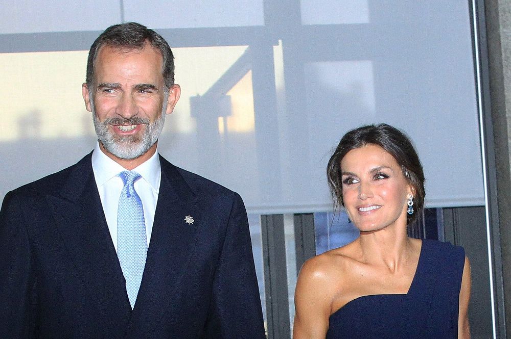 Los Reyes Felipe y Letizia durante la inauguración de la temporada del Teatro Real.