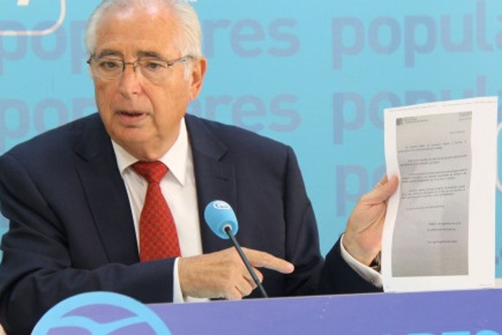 Juan José Imbroda, en rueda de prensa en Melilla.