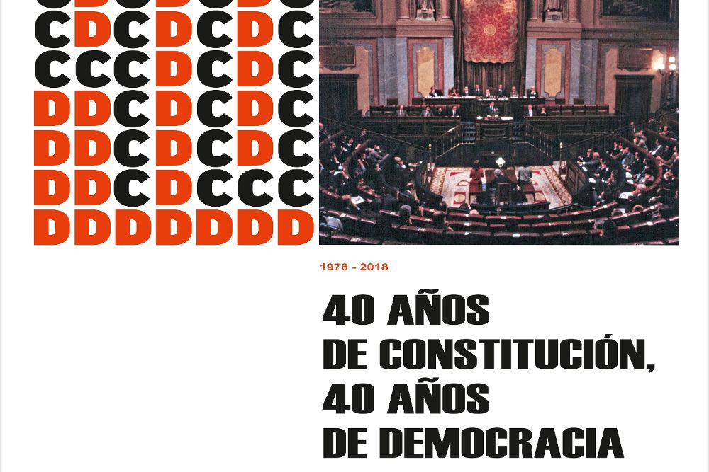 Cartel de la exposición '40 años de Constitución', de Europa Press.
