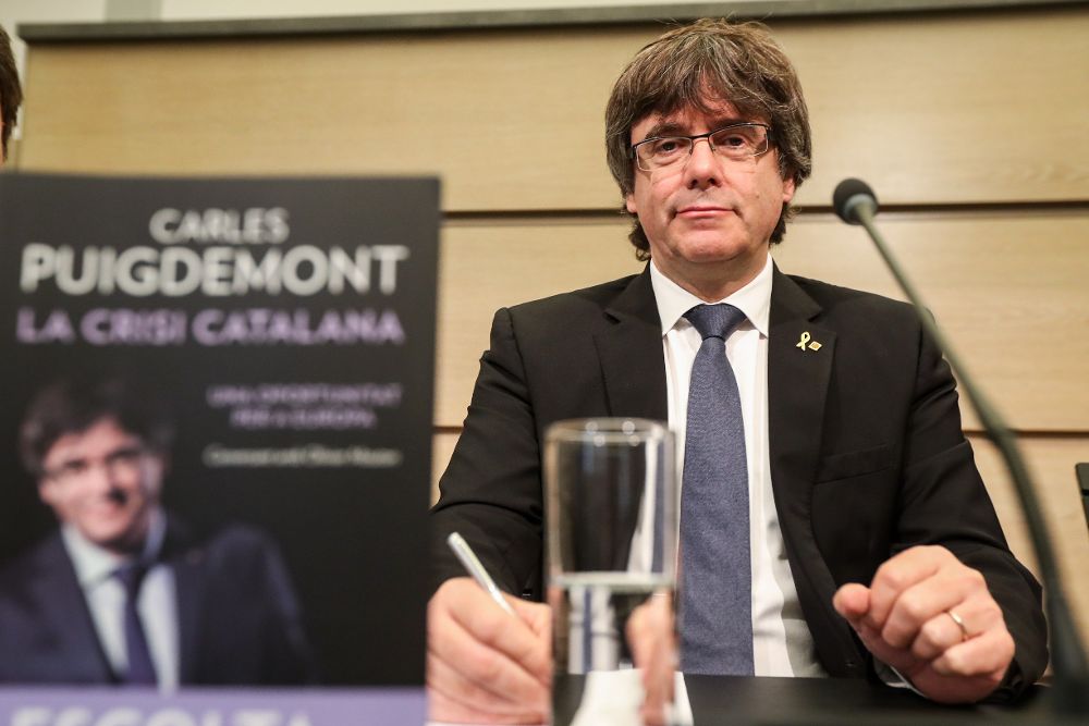 El expresidente de la Generalitat catalana Carles Puigdemont.