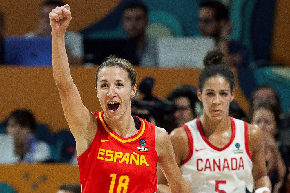 La escolta de la selección española de baloncesto Queralt Casas.