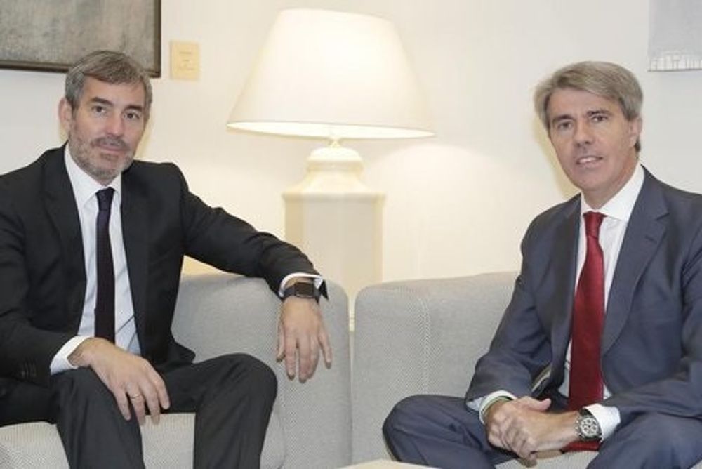 Fernando Clavijo y Ángel Garrido.