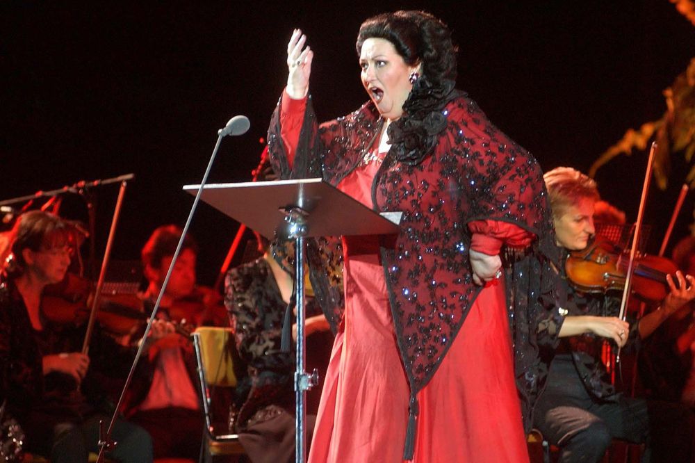 La soprano en una actuación en el año 2003.