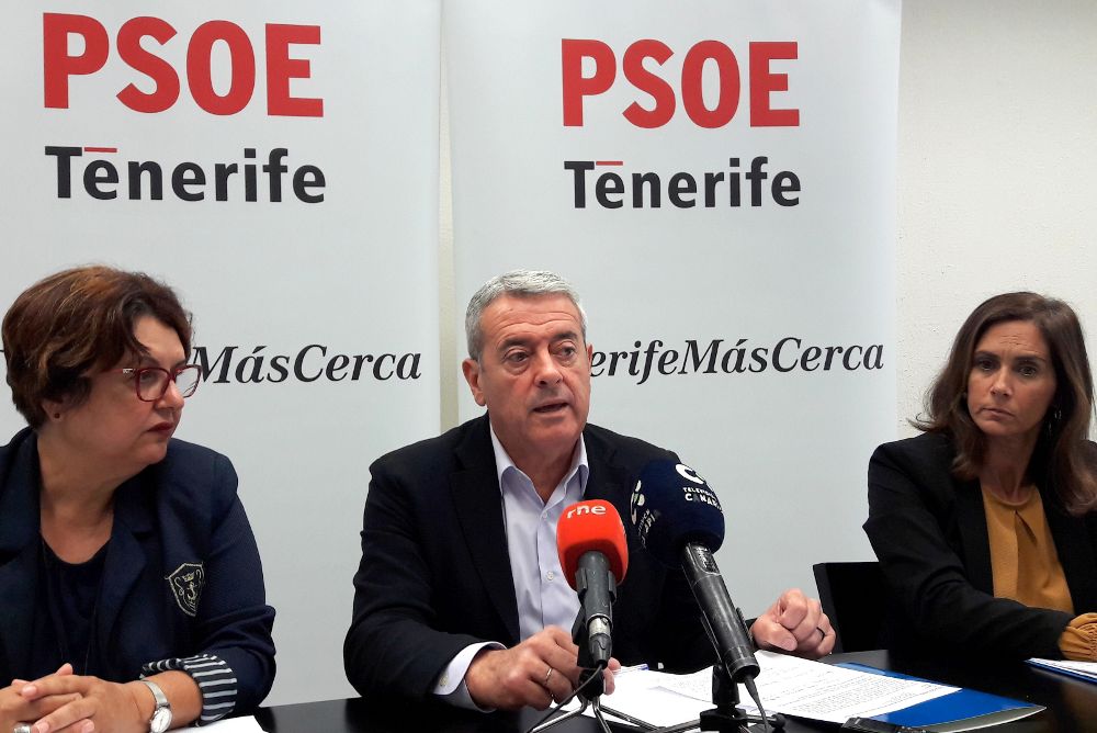 Rueda de prensa del PSOE.