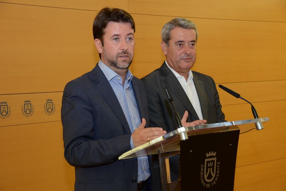 Carlos Alonso (CC) y Aurelio Abreu (PSOE).