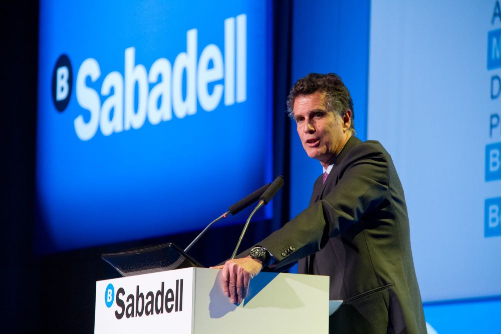 Jaume Guardiola, consejero delegado del Banco Sabadell.