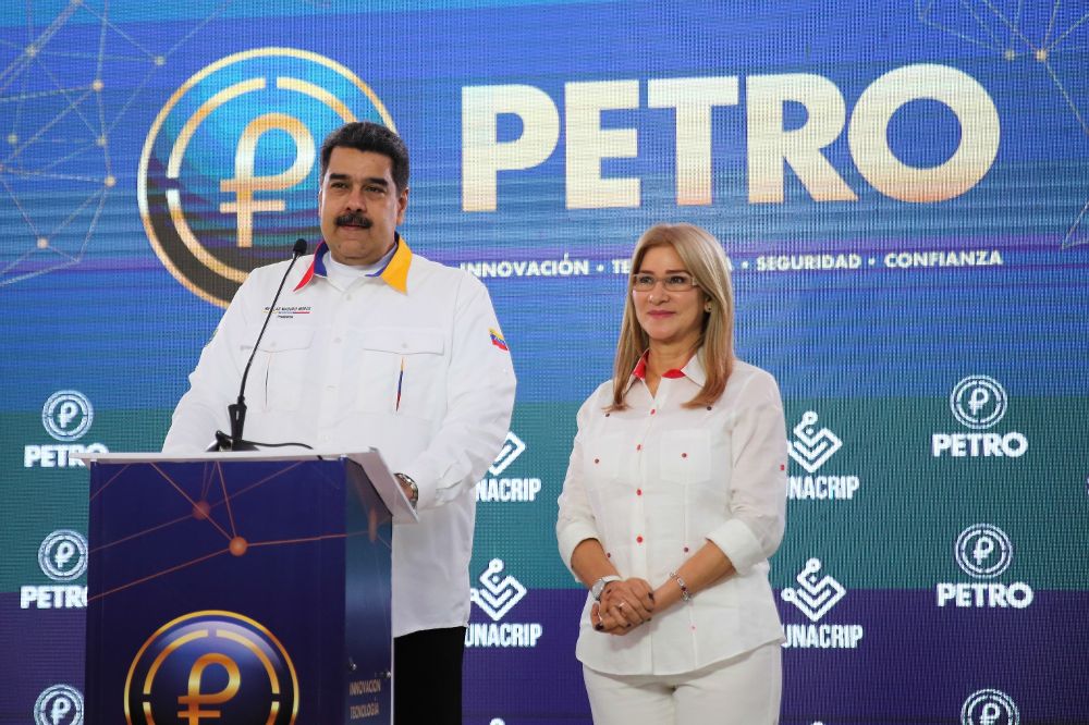 Nicolás Maduro con la primera dama, Cilia Flores.
