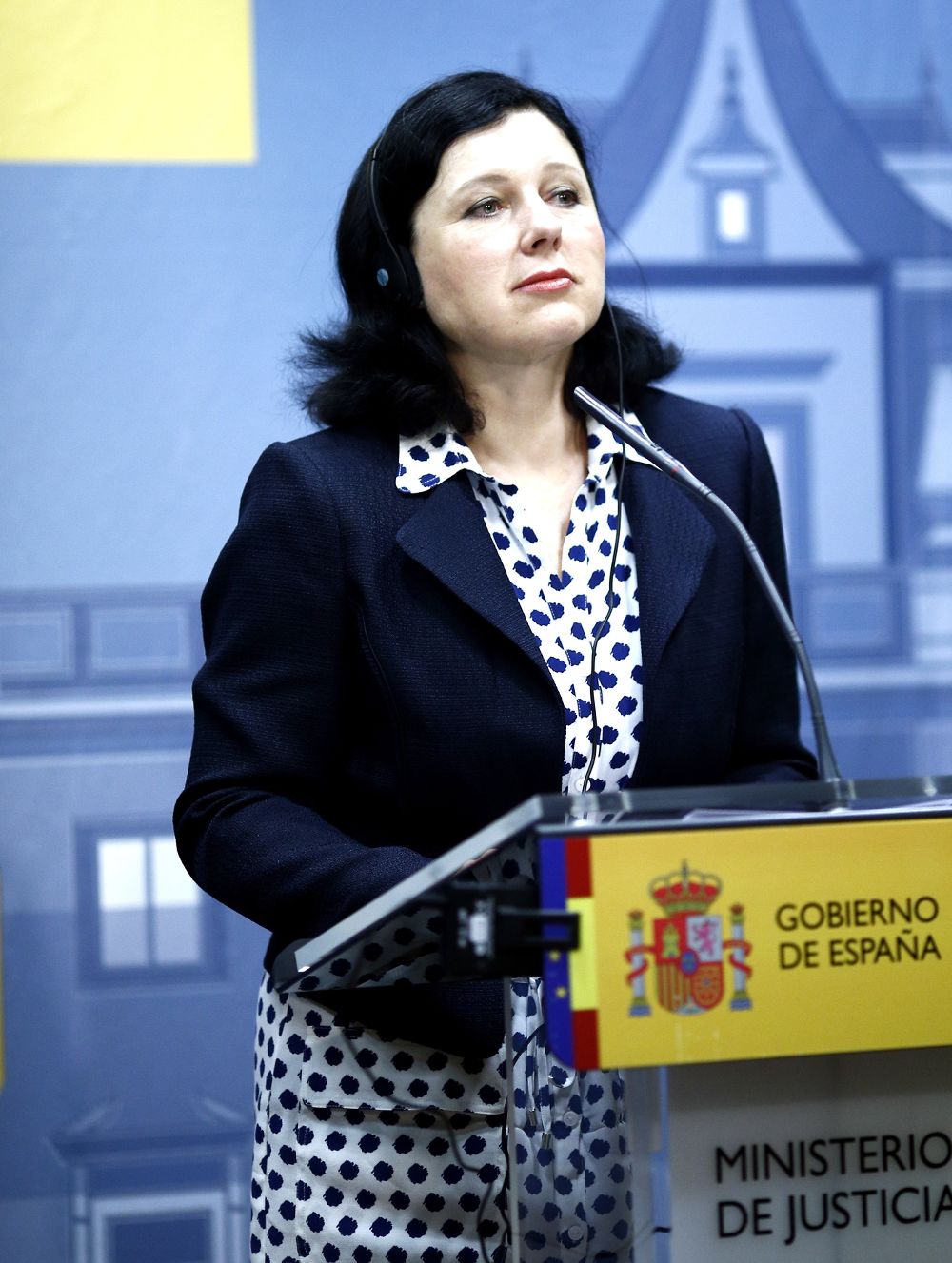 La comisaria europea de Justicia, Vera Jourova.