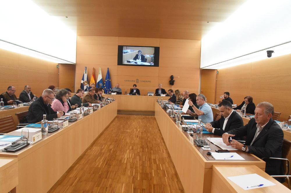 La reunión de alcaldes en el Cabildo.