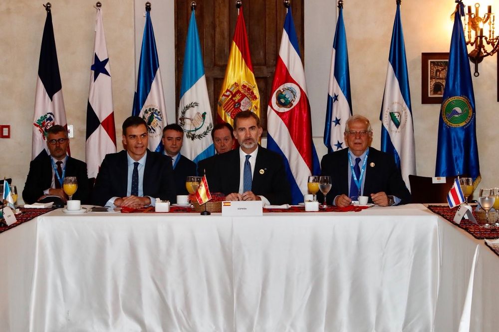 Encuentro del Rey Felipe VI con presidentes de los países centroamericanos.