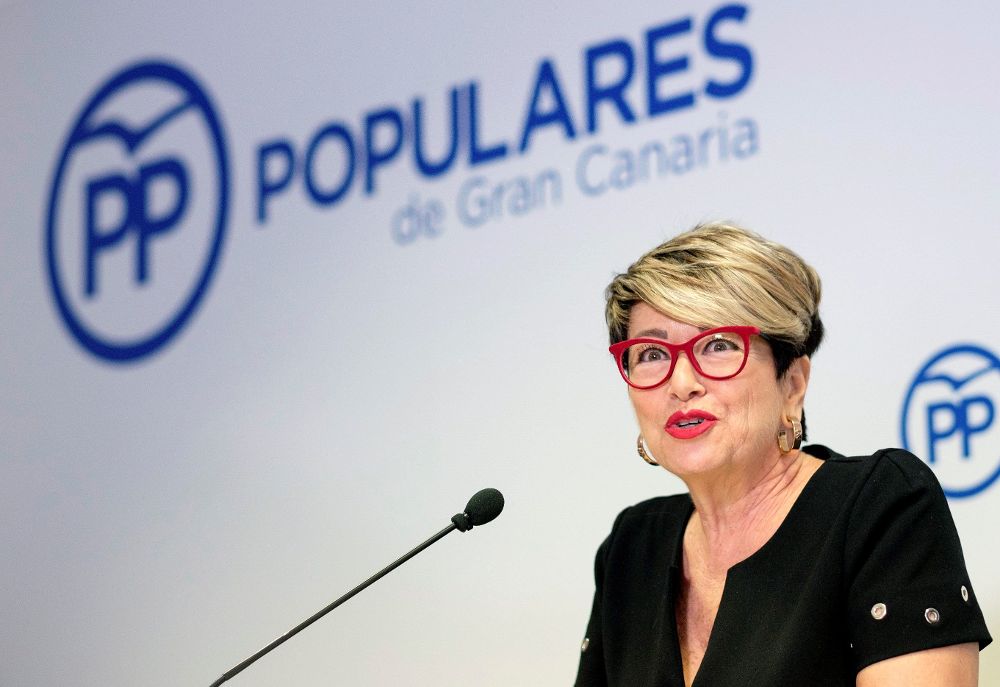 La candidata del Partido Popular a la alcaldía de Las Palmas de Gran Canaria en las elecciones de 2019, María de la Salud Gil.