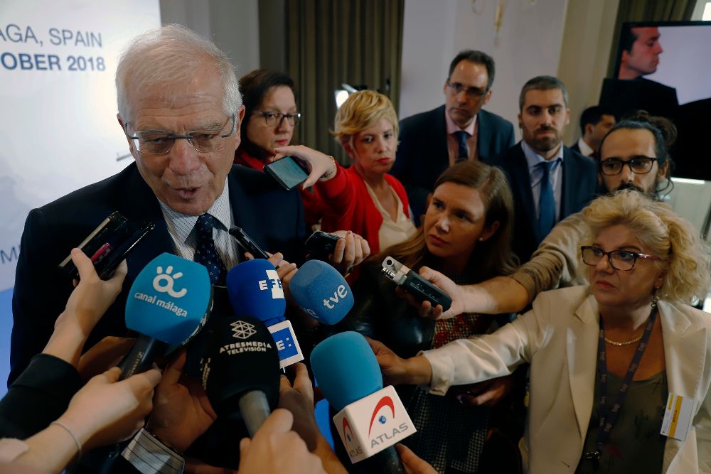 El ministro de Asuntos Exteriores, Josep Borrell, principal responsable de las negociaciones sobre el punto de Gibraltar.