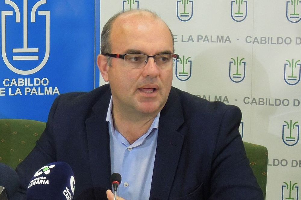 Anselmo Pestana (PSOE), presidente del Cabildo palmero.