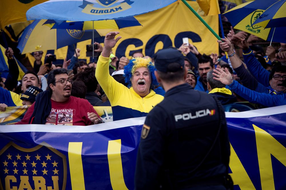 Aficionados del Boca Juniors.