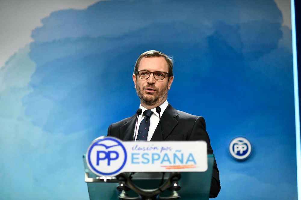 El vicesecretario de Organización del Partido Popular, Javier Maroto.