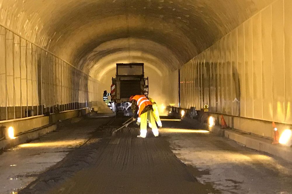 La ejecución de la obra obliga al cierre del túnel desde la medianoche hasta las 6.30 horas, de lunes a viernes.
