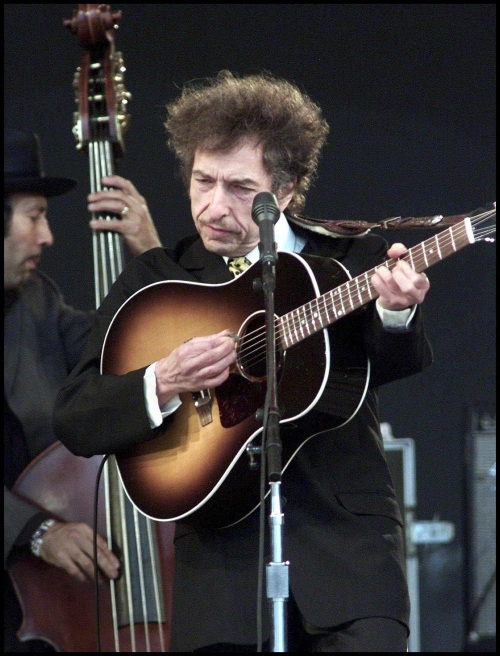 Bob Dylan en un concierto en 2016.