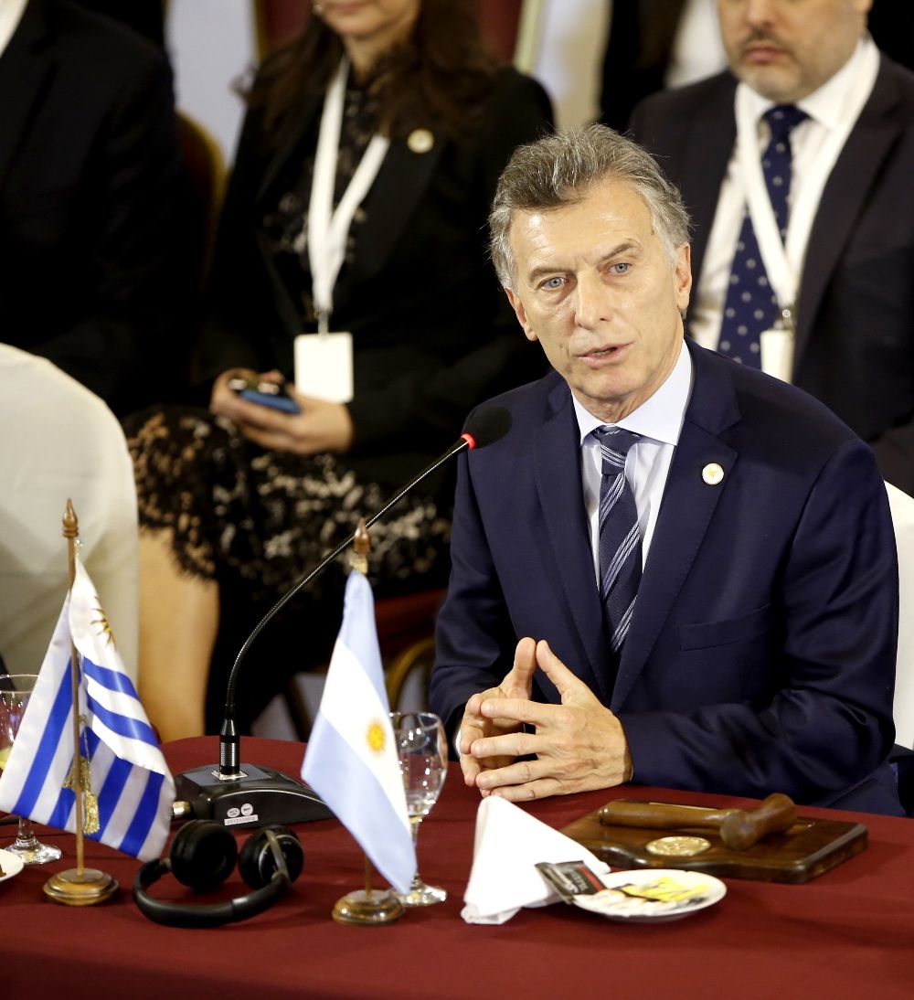 El presidente de Argentina, Mauricio Macri.
