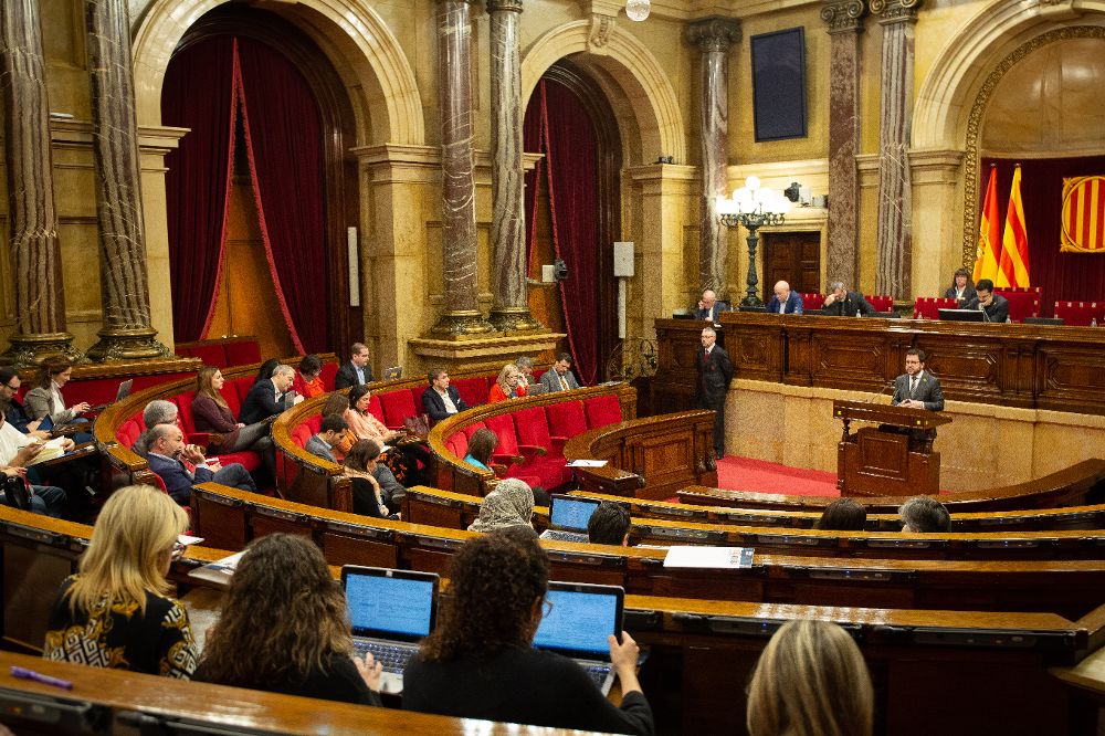 Hemiciclo del Parlamento de Cataluña.