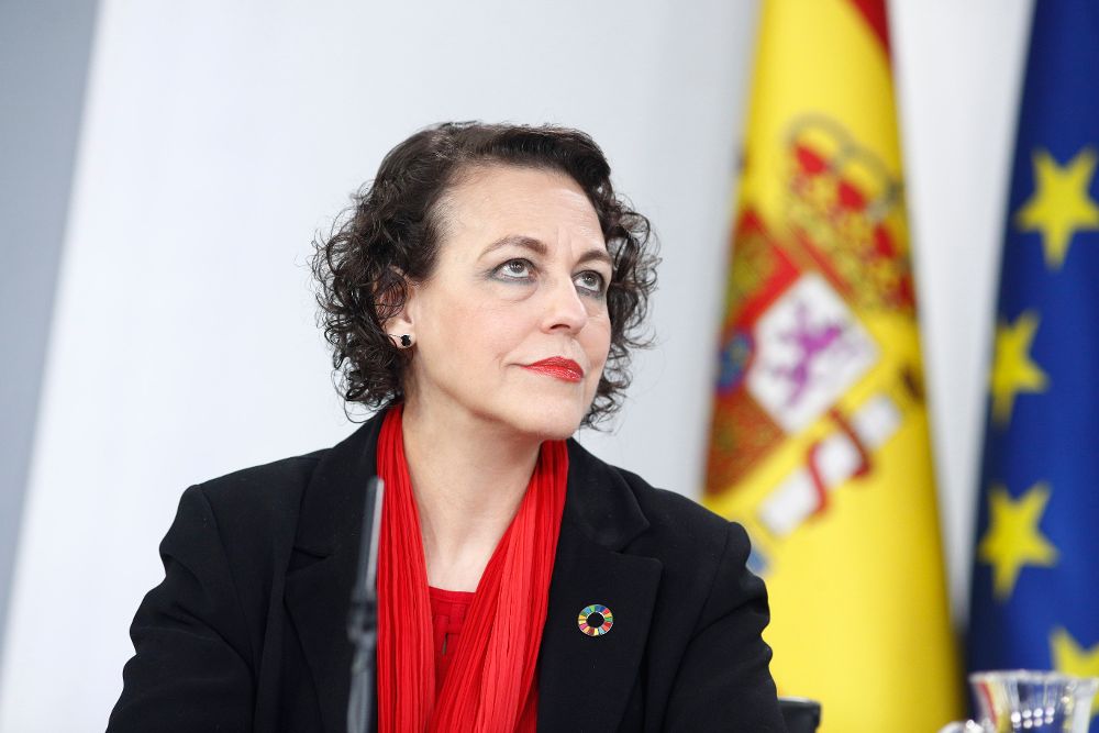 La ministra Magdalena Valerio.