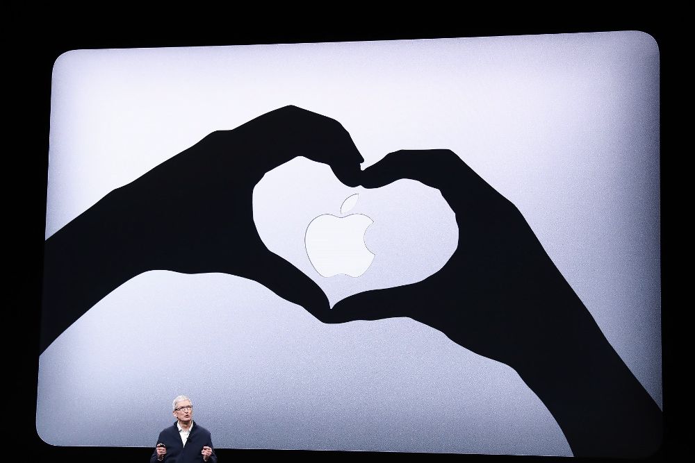 Foto de archivo del consejero delegado de Apple, Tim Cook.