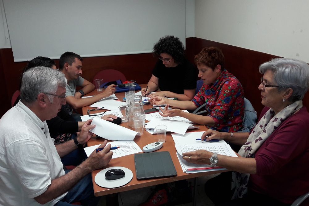 Reunión de trabajo del Comité de Igualdad de Ecoinser, en Ataretaco.