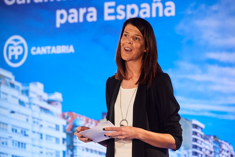 La candidata a la Presidencia de Cantabria, Ruth Beitia.