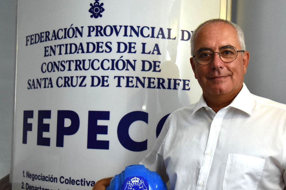 Óscar Izquierdo, presidente de la patronal de la construcción Fepeco.