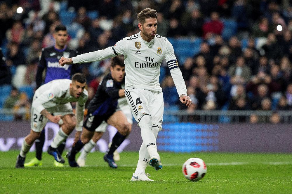 El defensa del Real Madrid Sergio Ramos.