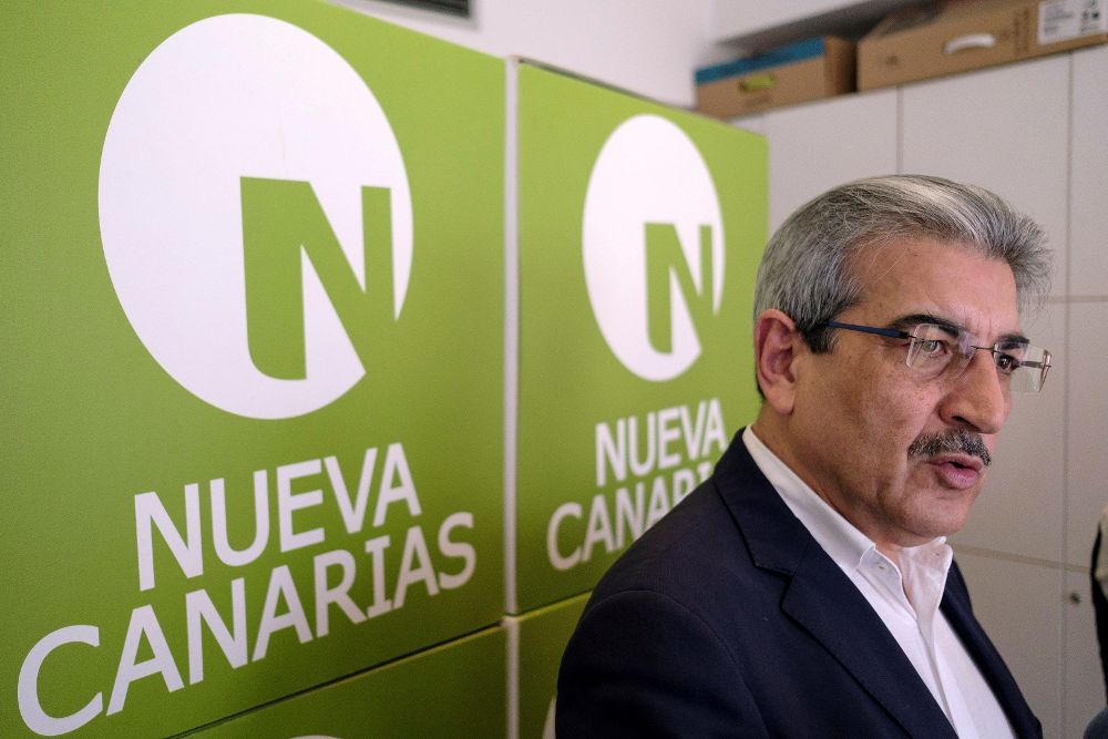 El presidente de Nueva Canarias, Román Rodríguez.