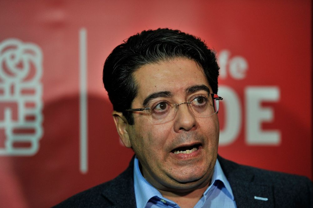Pedro Martín, secretario general del PSOE tinerfeño.
