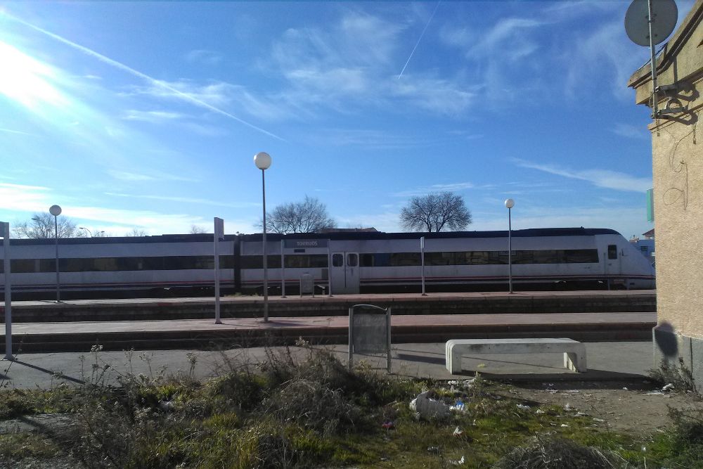 Tren descarrilado en Torrijos.