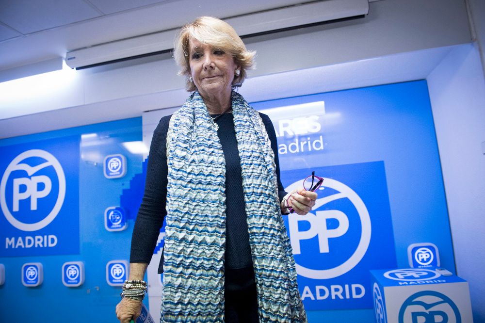 Esperanza Aguirre, investigada por Anticorrupción.