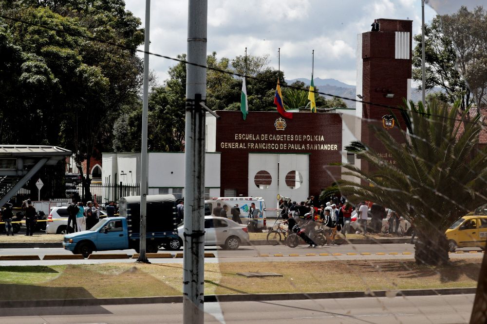 Vista general de la Escuela General Santander de la Policía en Bogotá (Colombia). 